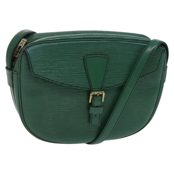LOUIS VUITTON Epi Jeune Fille MM Shoulder Bag Green